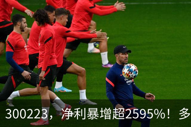 300223,净利暴增超2595%!多家A股公司业绩爆发